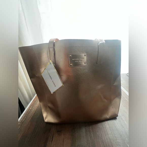 MICHAEL KORS Rose Gold Tote Bag - Picture 7 of 7